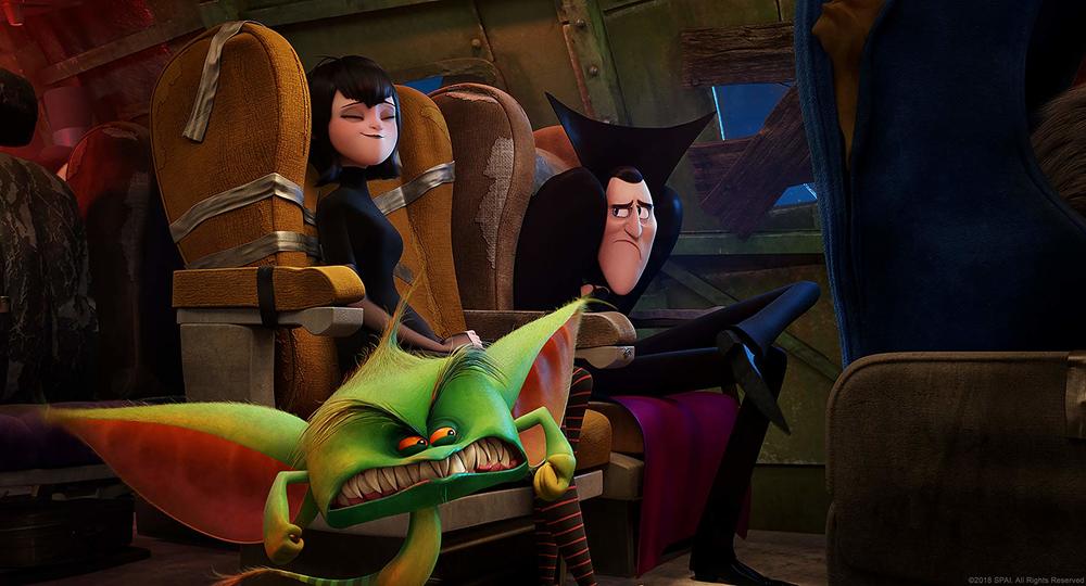 آدام سندلر و سلنا گومز در انیمیشن هتل ترانسیلوانیا ۳: تعطیلات تابستانی (Hotel Transylvania 3: Summer Vacation)